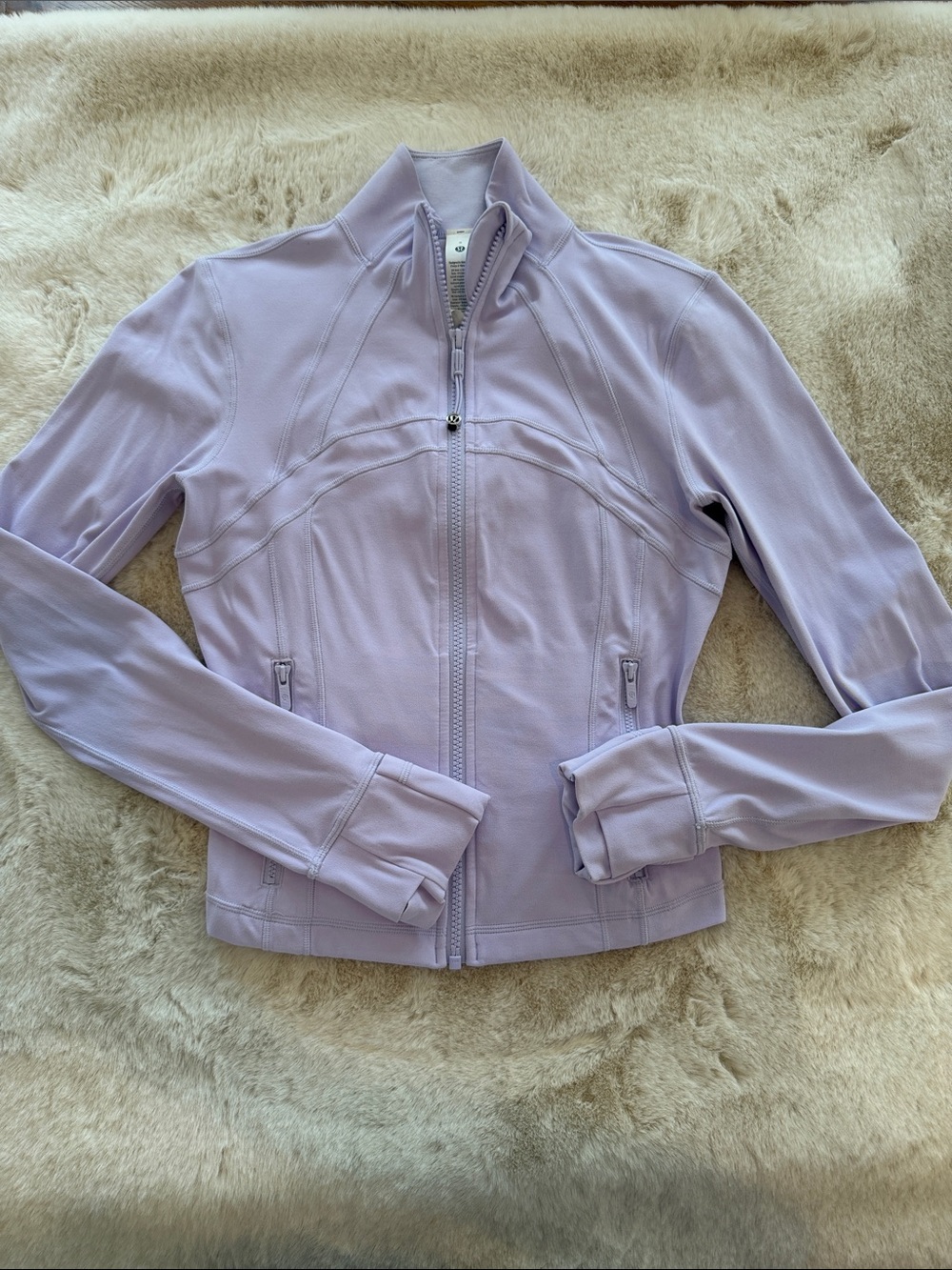 Lululemon Define cropped Light Lavender Women's Zip-Up Jacket